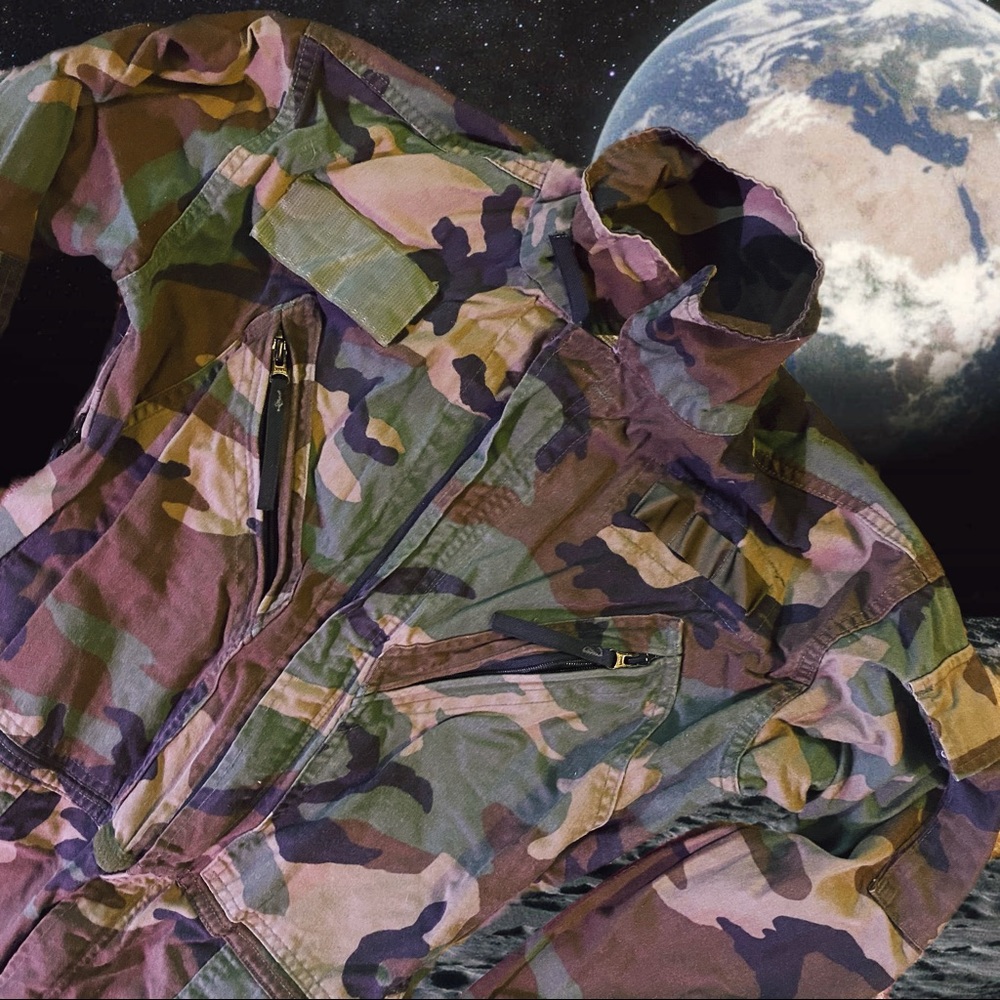 Woodland Camouflage Mechanics Coveralls Jumpsuit